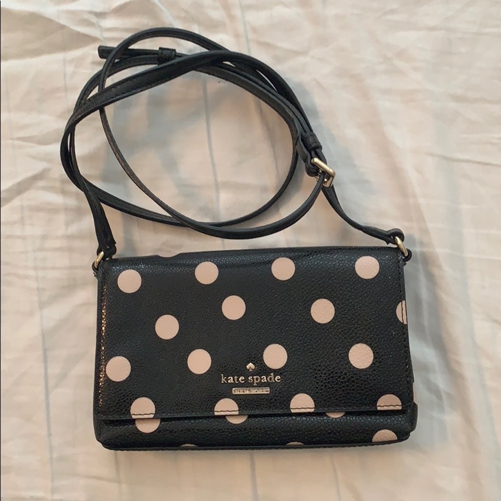 Kate Spade polka dot crossbody bag